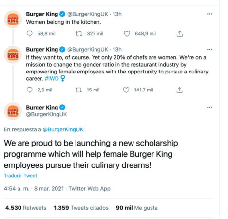 Burger King Tweets