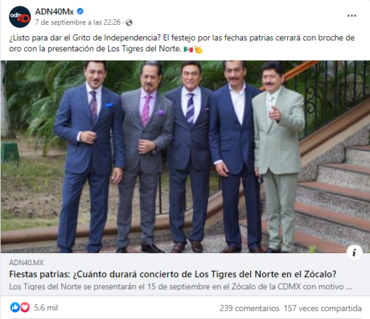 grito de independencia